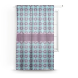 Concentric Circles Sheer Curtain - 50"x84"