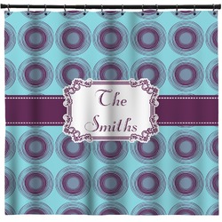 Concentric Circles Shower Curtain - 71" x 74" (Personalized)
