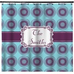 Concentric Circles Shower Curtain - Custom Size (Personalized)