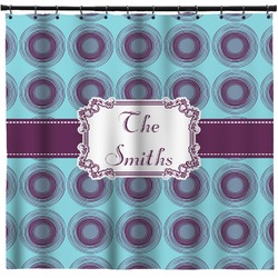 Concentric Circles Shower Curtain - Custom Size (Personalized)