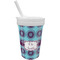 Concentric Circles Sippy Cup with Straw (Personalized)