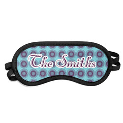 Concentric Circles Sleeping Eye Mask - Small (Personalized)