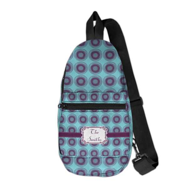 Custom Concentric Circles Sling Bag (Personalized)