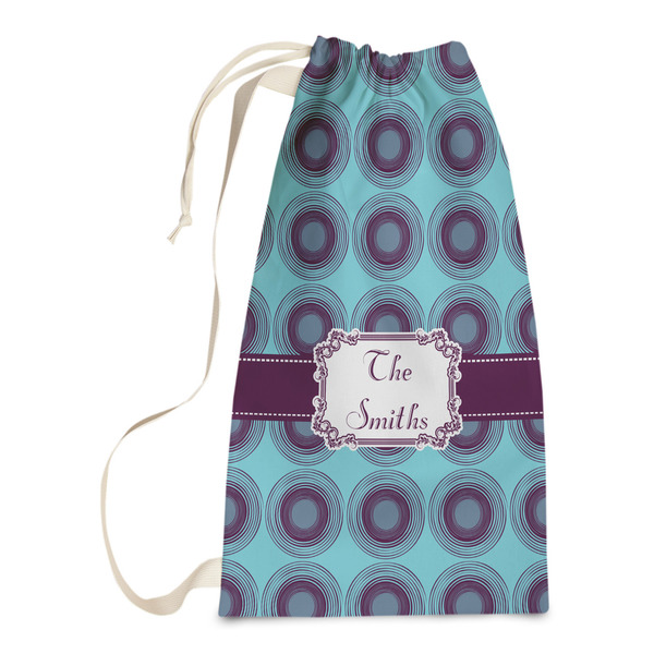 Custom Concentric Circles Laundry Bags - Small (Personalized)