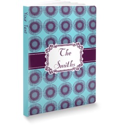 Concentric Circles Softbound Notebook - 7.25" x 10" (Personalized)