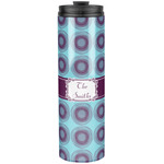 Concentric Circles Stainless Steel Skinny Tumbler - 20 oz (Personalized)