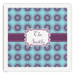 Concentric Circles Paper Dinner Napkins (Personalized)