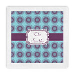 Concentric Circles Decorative Paper Napkins (Personalized)