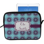 Concentric Circles Tablet Case / Sleeve - Large (Personalized)