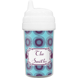 Concentric Circles Toddler Sippy Cup (Personalized)