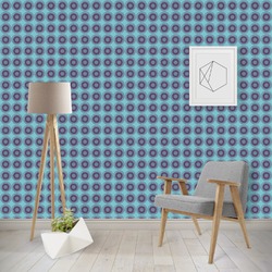 Concentric Circles Wallpaper & Surface Covering (Water Activated - Removable)