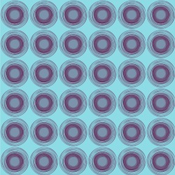 Concentric Circles Wallpaper & Surface Covering (Water Activated 24"x 24" Sample)
