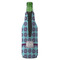 Concentric Circles Zipper Bottle Cooler - BACK (bottle)