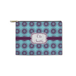 Concentric Circles Zipper Pouch - Small - 8.5"x6" (Personalized)