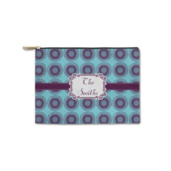 Concentric Circles Zipper Pouch - Small - 8.5"x6" (Personalized)