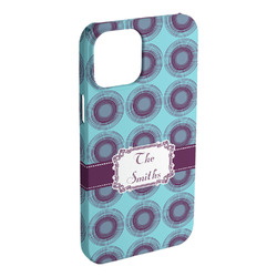 Concentric Circles iPhone Case - Plastic - iPhone 15 Plus (Personalized)