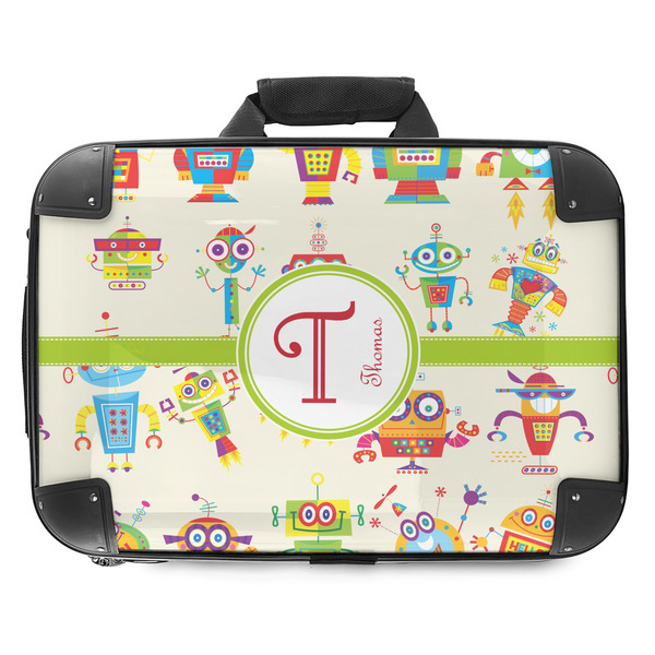 Custom Rocking Robots Hard Shell Briefcase - 18" (Personalized)