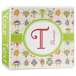 Rocking Robots 3-Ring Binder - 3 inch (Personalized)