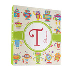 Rocking Robots 3 Ring Binder - Full Wrap - 1" (Personalized)