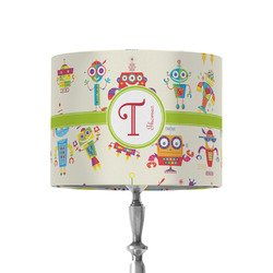 Rocking Robots 8" Drum Lamp Shade - Fabric (Personalized)