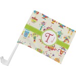 Rocking Robots Car Flag - Small w/ Name and Initial