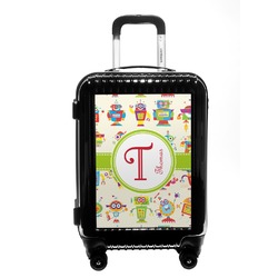 Rocking Robots Carry On Hard Shell Suitcase (Personalized)