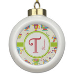 Rocking Robots Ceramic Ball Ornament (Personalized)