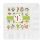 Rocking Robots Embossed Decorative Napkins (Personalized)