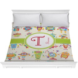 Rocking Robots Comforter - King (Personalized)