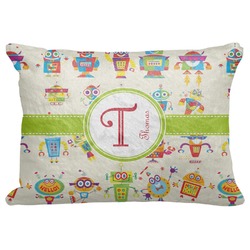 Rocking Robots Decorative Baby Pillowcase - 16"x12" (Personalized)