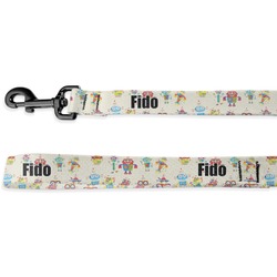 Rocking Robots Deluxe Dog Leash - 4 ft (Personalized)