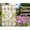 Rocking Robots Garden Flag - Outside In Flowers