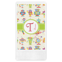 Rocking Robots Guest Napkins - Full Color - Embossed Edge (Personalized)