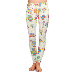 Rocking Robots Ladies Leggings - Extra Small