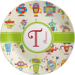 Rocking Robots Melamine Plate (Personalized)