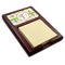 Rocking Robots Red Mahogany Sticky Note Holder - Angle