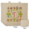 Rocking Robots Reusable Cotton Grocery Bag - Front & Back View