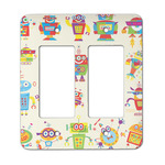 Rocking Robots Rocker Style Light Switch Cover - Two Switch