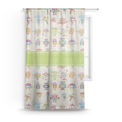 Rocking Robots Sheer Curtain - 50"x84"