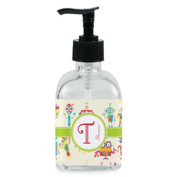 Rocking Robots Glass Soap & Lotion Bottle - Single Bottle (Personalized)