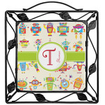 Rocking Robots Square Trivet (Personalized)