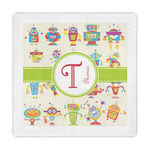 Rocking Robots Standard Decorative Napkins (Personalized)