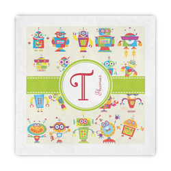 Rocking Robots Standard Decorative Napkins (Personalized)