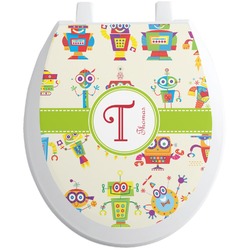 Rocking Robots Toilet Seat Decal - Round (Personalized)