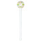 Rocking Robots White Plastic 7" Stir Stick - Round - Single Stick