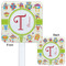 Rocking Robots White Plastic Stir Stick - Double Sided - Approval