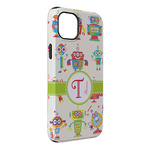 Rocking Robots iPhone Case - Rubber Lined - iPhone 14 Plus (Personalized)