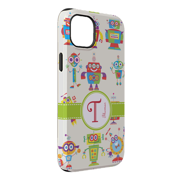 Custom Rocking Robots iPhone Case - Rubber Lined - iPhone 14 Pro Max (Personalized)