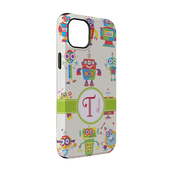 Custom Rocking Robots iPhone Case - Rubber Lined - iPhone 14 Pro (Personalized)