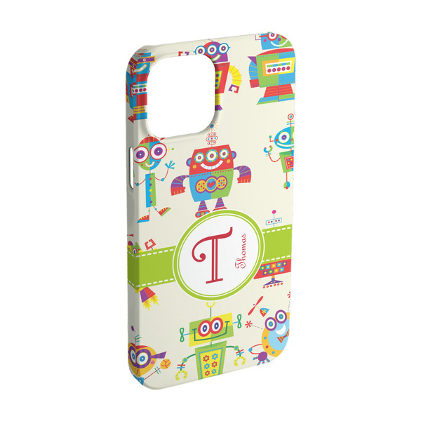 Custom Rocking Robots iPhone Case - Plastic - iPhone 15 (Personalized)